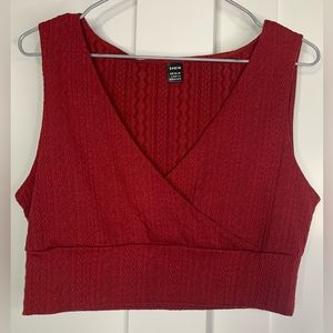 SHEIN Essnce Surplice Neck Tank Top